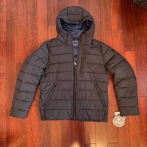 Michael Kors Black Puffer Jacket with Hood